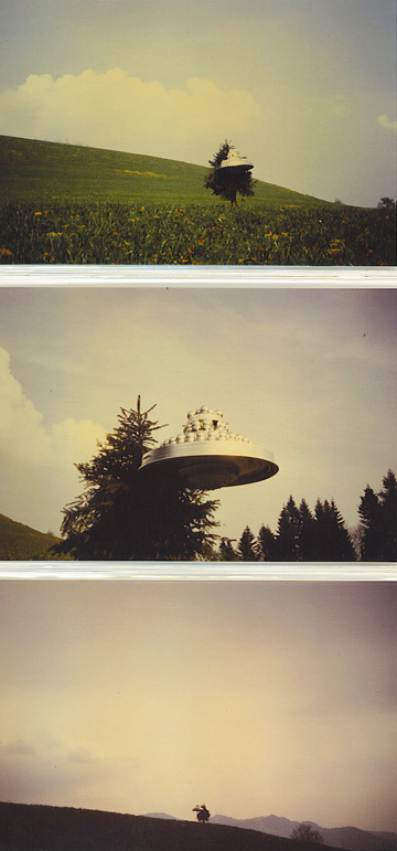 UFO
                        over Bachtel Switzerland by Eduard Meier