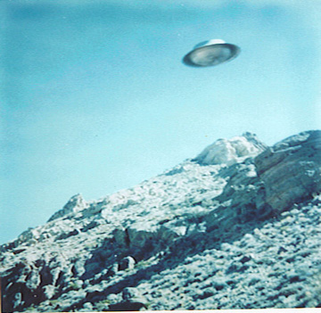 UFO
                        Over Titus Canyon California