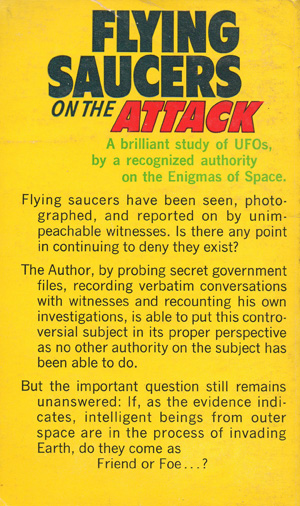 Flying Saucers On The Attack-back